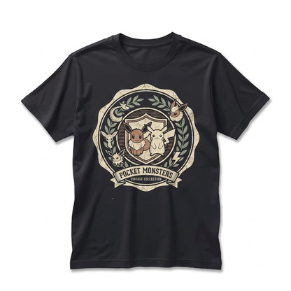 Cute Eevee Evolution Pocket Monster Anime Kawaii Graphic Character Fan Gift Unisex TShirt