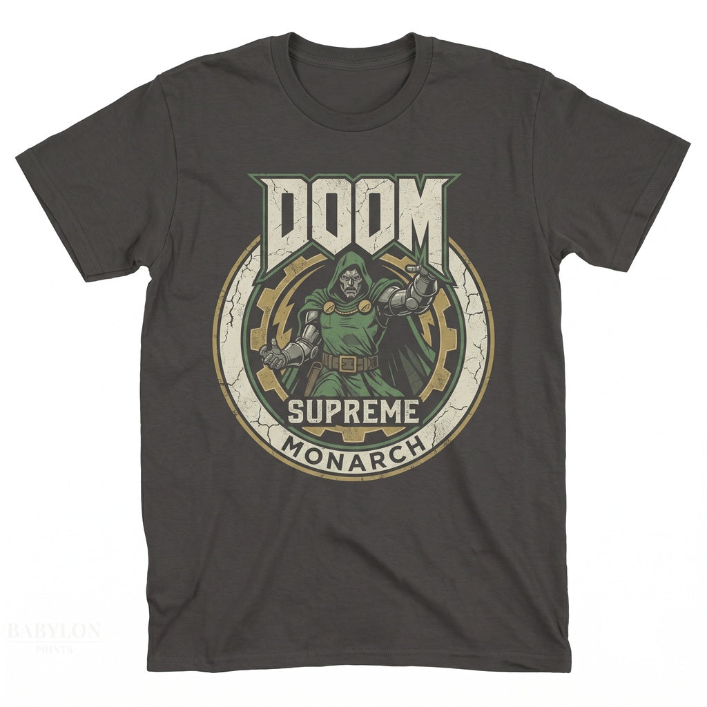 Vintage Doctor Doom Comic Graphic Apparel Victor Von Doom Retro Supervillain Graphic Unisex TShirt
