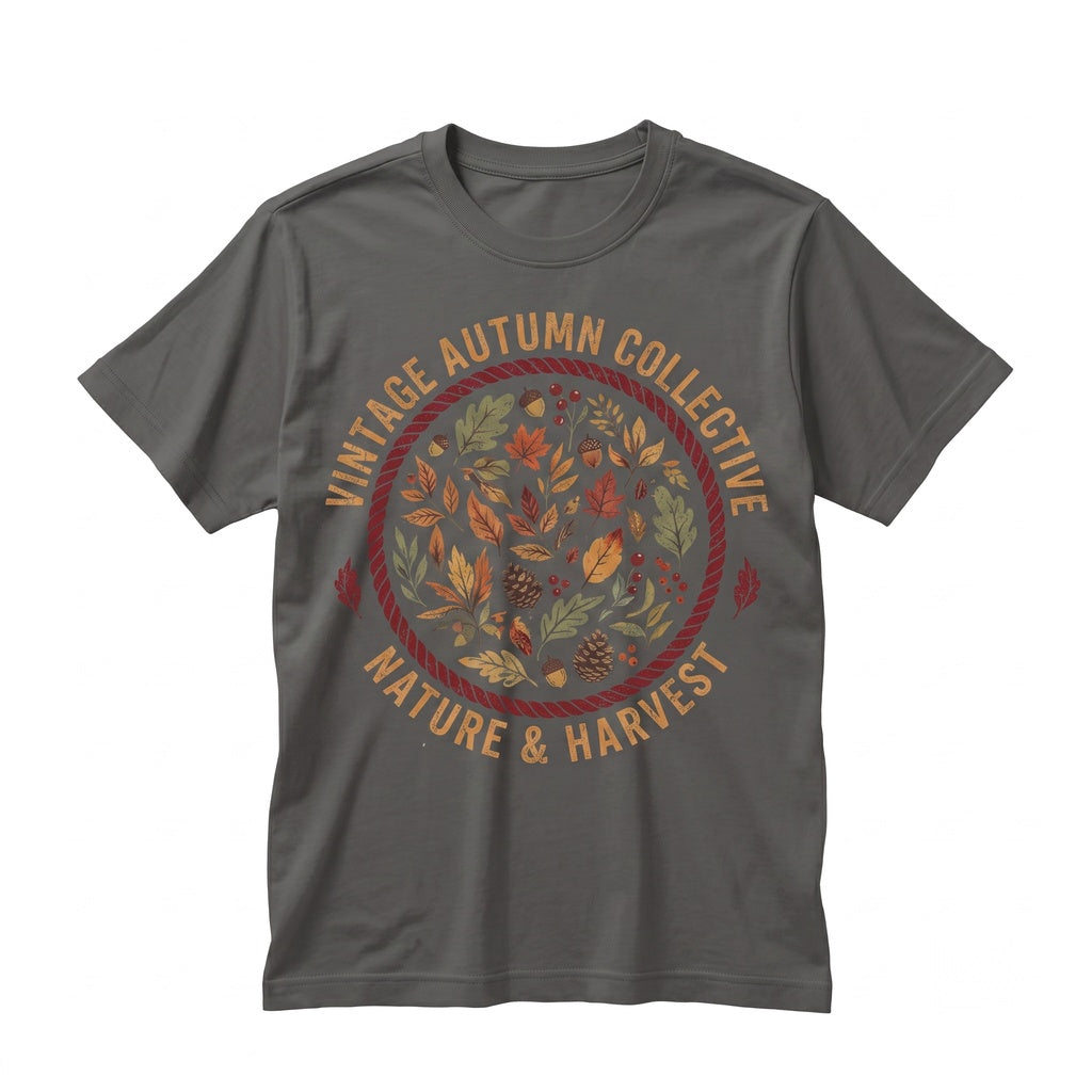 Vintage Retro Autumn Fall Collegiate Varsity Halloween Unisex TShirt