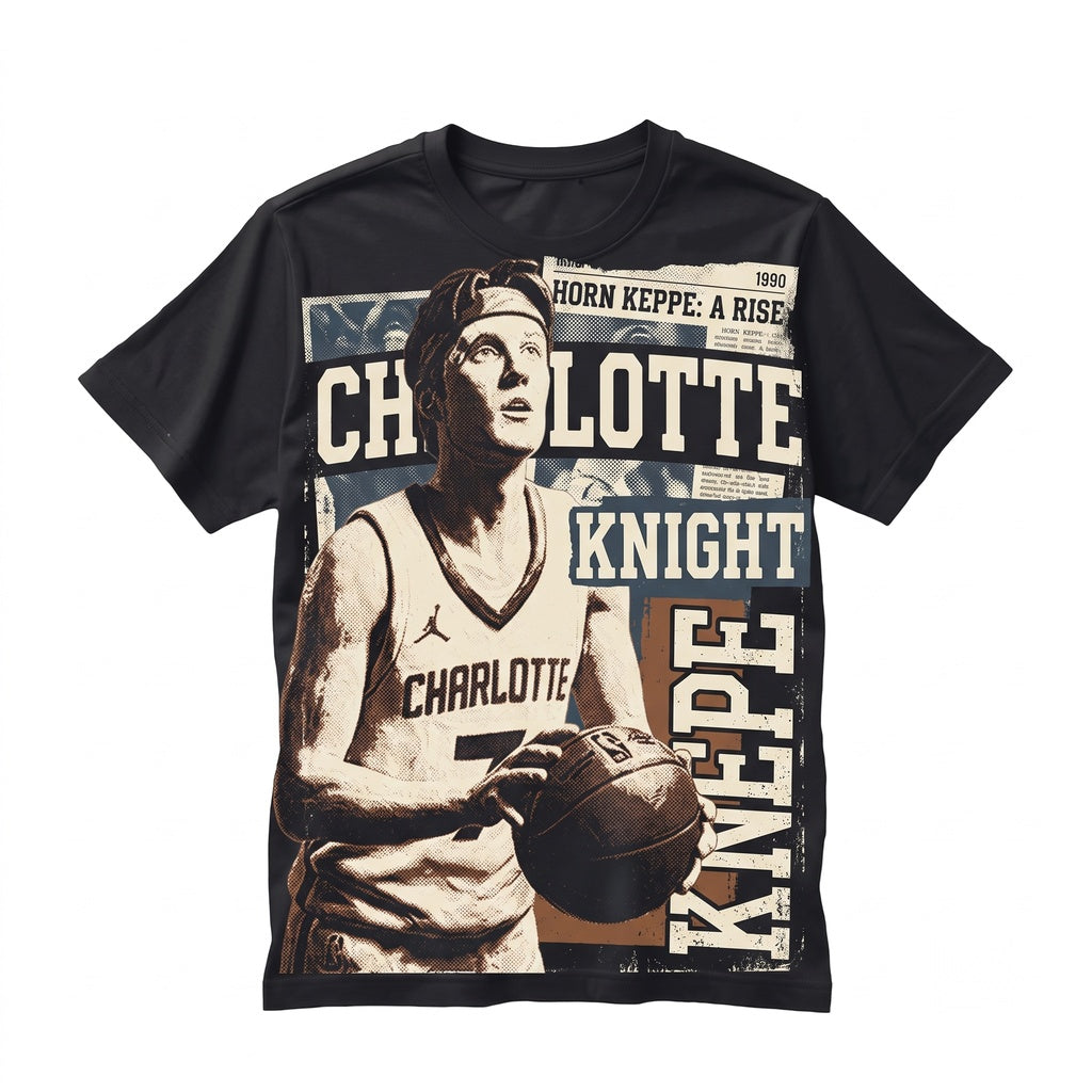 Kon Knueppel Vintage Cooper Flagg Charlotte College Basketball Player Graphic Apparel Unisex TShirt