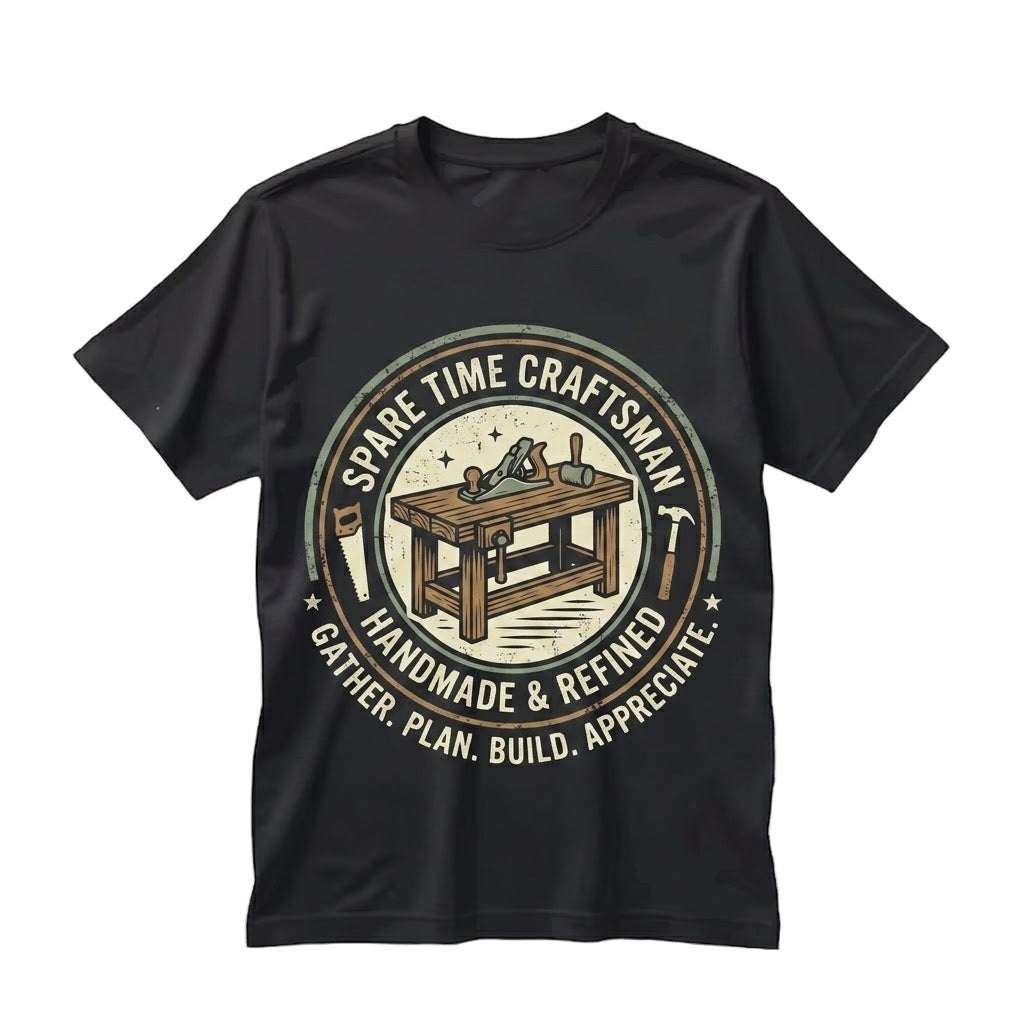 Funny Woodworker Gift Things I Do In My Spare Time Woodcraft Carpentry Graphic Unisex TShirt