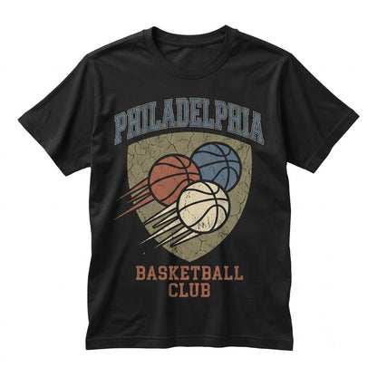 Vintage 1990s Philadelphia Bball Graphic Retro Philly Sports Apparel Unisex TShirt