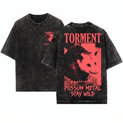 Torment Opossum Unisex Wash T-Shirt