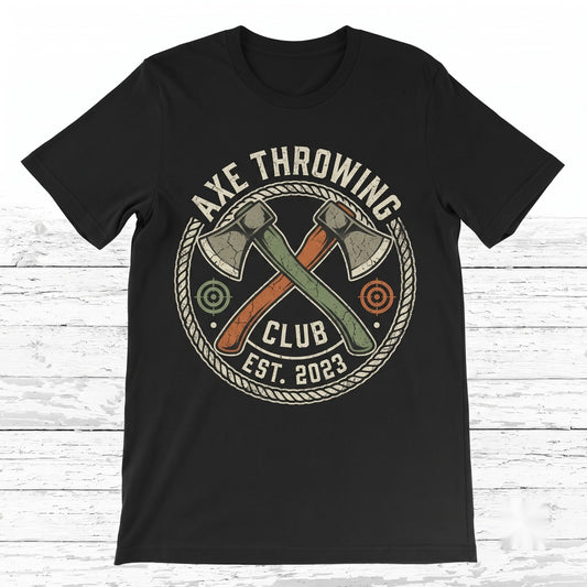 Axe Throwing Hatchet Thrower Gift Cool Funny Axes Lover Tournament Competition Costume Birthday Present Unisex TShirt