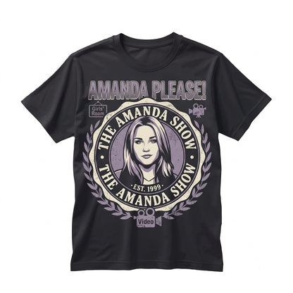 Retro 90s Comedy TV Variety Sketch Series Amanda Funny Television Skit Graphic Unisex TShirt