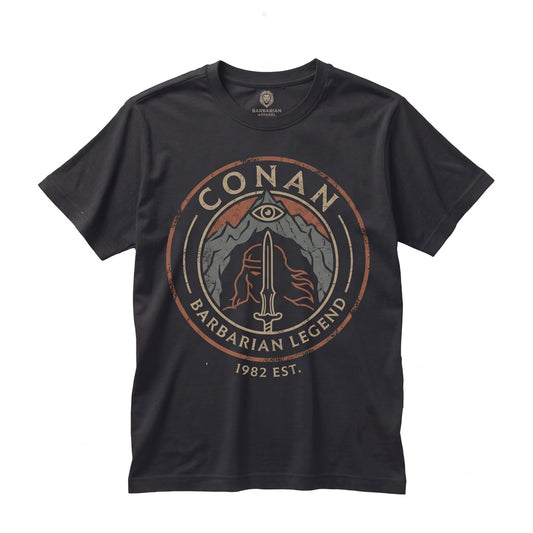 Classic Hyborian Warrior Retro Fantasy Novel Graphic Novelist Fan Apparel Unisex TShirt