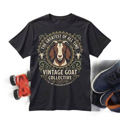 Goat Breeds Graphic Farm Animal Types Diagram Farmer Breeder Present Unisex TShirt