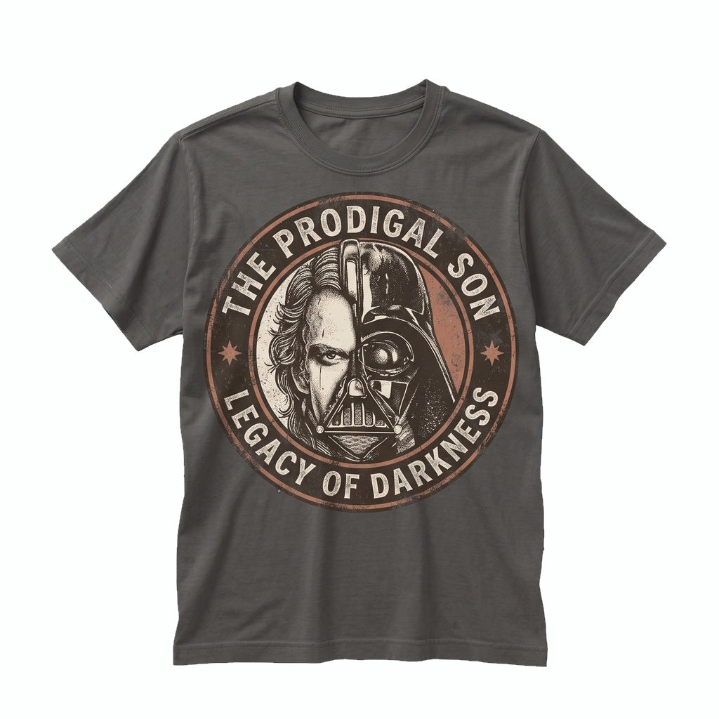 Vintage Retro Sci-Fi Villain Graphic Apparel Dark Lord Skywalker Cotton Unisex TShirt