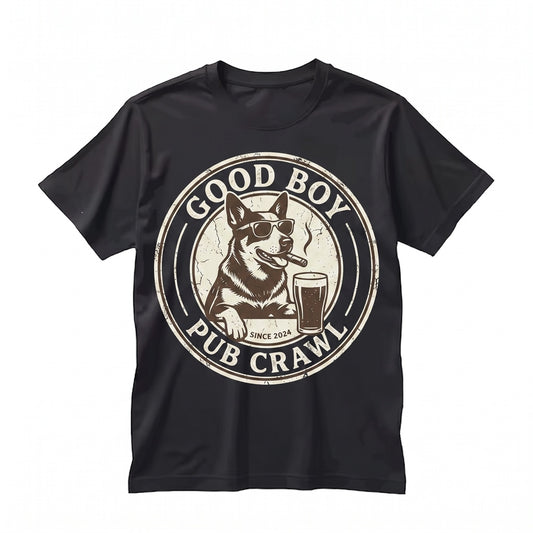 Australian Cattle Dog Drinking Beer Sarcastic Blue Heeler Meme Gift for Mom Dad Unisex TShirt