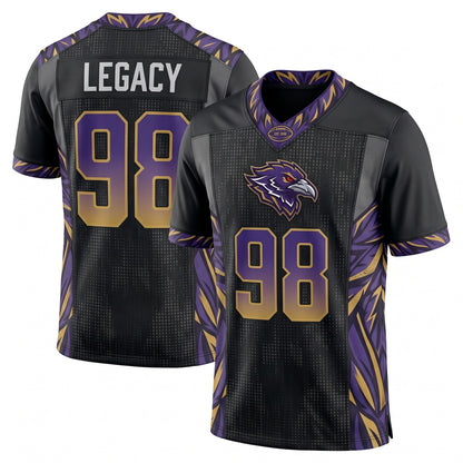 Unisex Stitched Football Fan Jersey - Breathable Mesh Lightweight Game Day Athletic Shirt