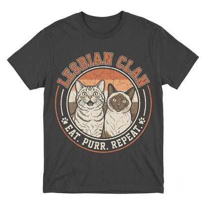 Vintage Lesbians Eat What Retro Graphic Gag Gift For Women Men Unisex TShirt