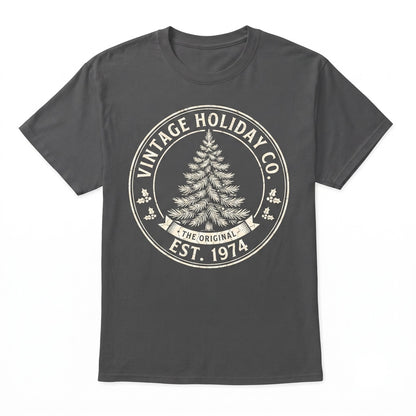 Christmas Stripe Vintage Tree Holiday Merry Bright Unisex TShirt