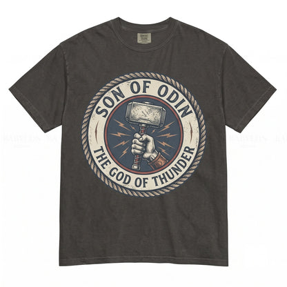 Vintage Thor God of Thunder Retro Norse Superhero Ragnarok Graphic Unisex TShirt