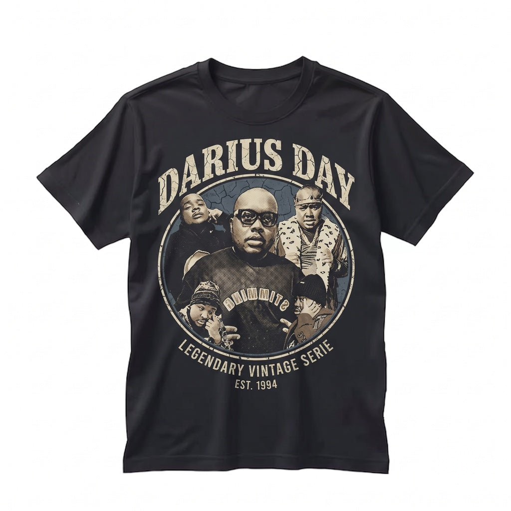 Vintage Darius Day Graphic Apparel, Retro Gift for Men Women Unisex TShirt