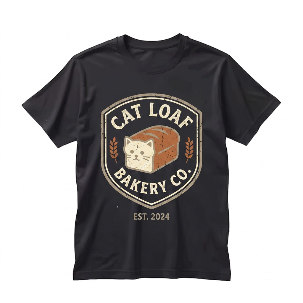 Funny Freshly Baked Cat Loaf Graphic Pet Lover Apparel Unisex TShirt