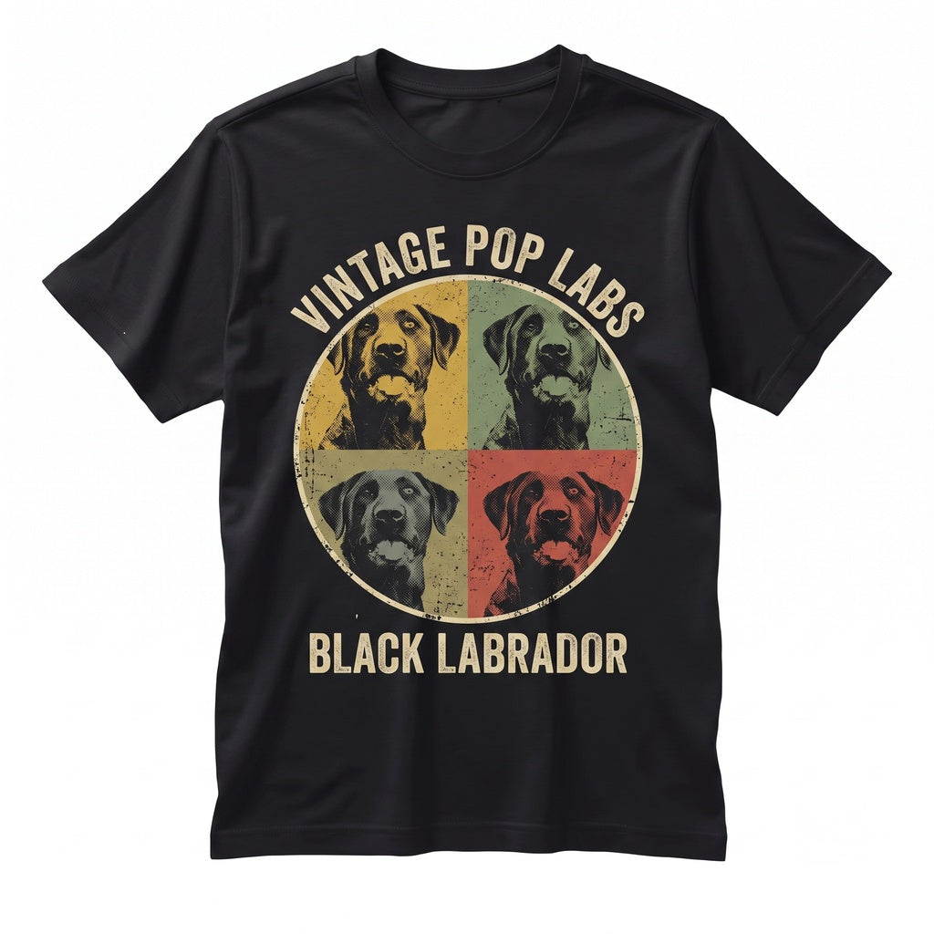 Personalized Pet Pop Art Dog Portrait Custom Photo Graphic Gift Apparel Unisex TShirt