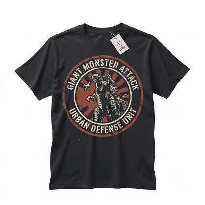 Vintage Kaiju Giant Monster Retro Arcade Pixel Gaming Unisex TShirt