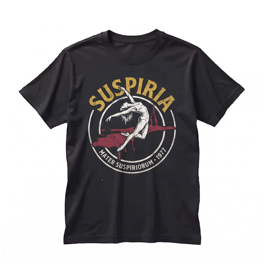Vintage Italian Horror Movie Dance Cult Seance Retro Giallo Cinema Graphic Unisex TShirt