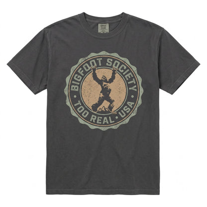Bigfoot Sasquatch Cryptid Camping Outdoors Hiking Nature Graphic Gift Unisex TShirt