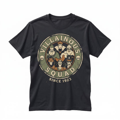 Bad Guys Villains Ursula Hades Evil Queen Scar Theme Park Vacation Graphic Unisex TShirt
