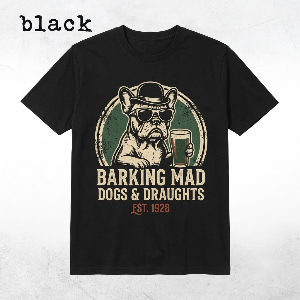 French Bulldog Drinking Beer Sarcastic Dog Meme Lovers Gift for Mom Dad Unisex TShirt