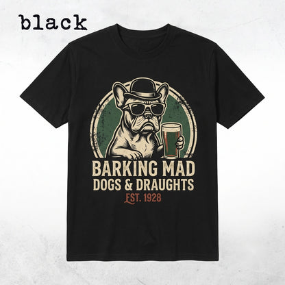 French Bulldog Drinking Beer Sarcastic Dog Meme Lovers Gift for Mom Dad Unisex TShirt