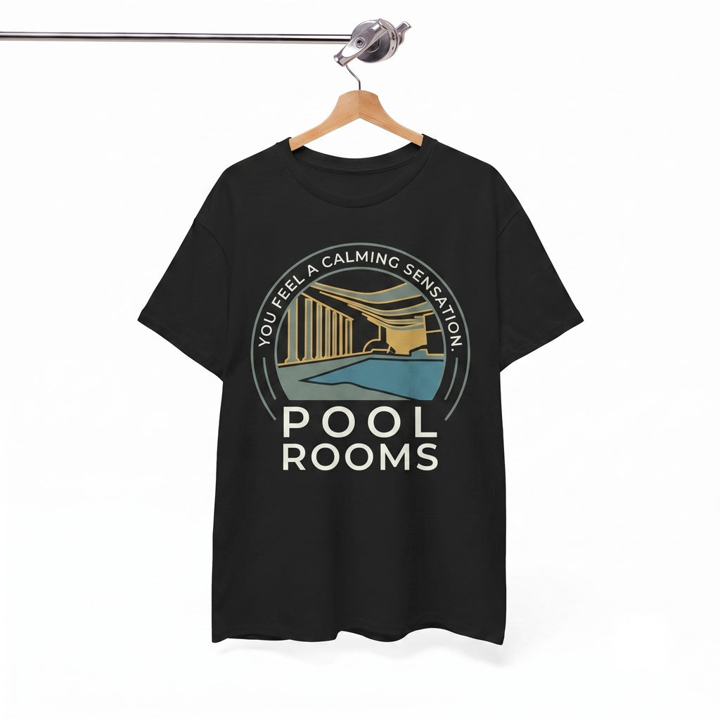 Vintage Backrooms Poolrooms Liminal Space Aesthetic Graphic Retro Cotton Unisex TShirt