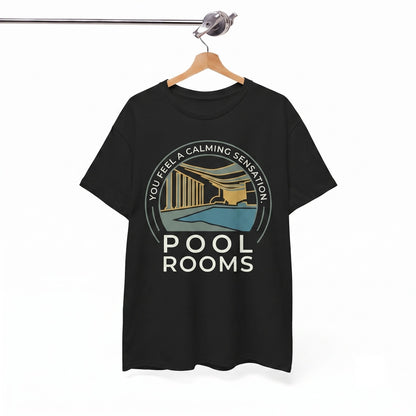 Vintage Backrooms Poolrooms Liminal Space Aesthetic Graphic Retro Cotton Unisex TShirt
