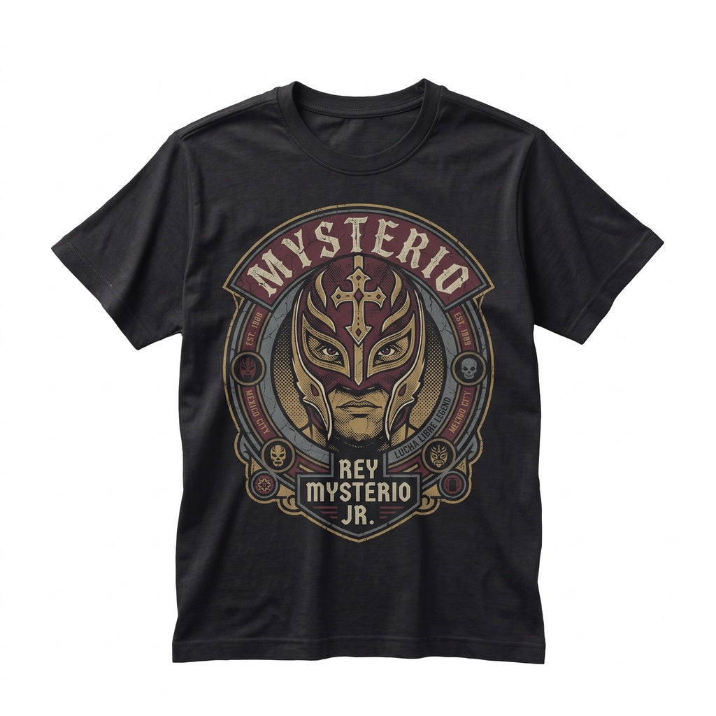 Rey Mysterio Lucha Libre Mask Wrestling Legend Fan Graphic Apparel Gift Unisex TShirt