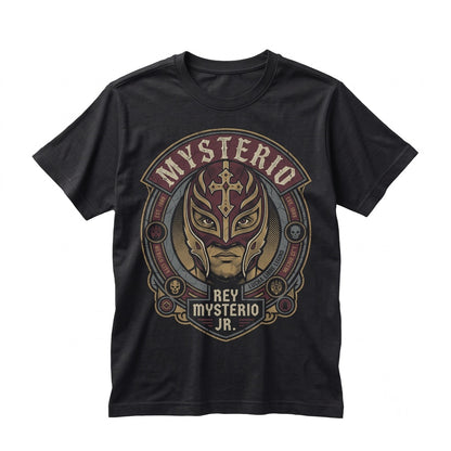 Rey Mysterio Lucha Libre Mask Wrestling Legend Fan Graphic Apparel Gift Unisex TShirt