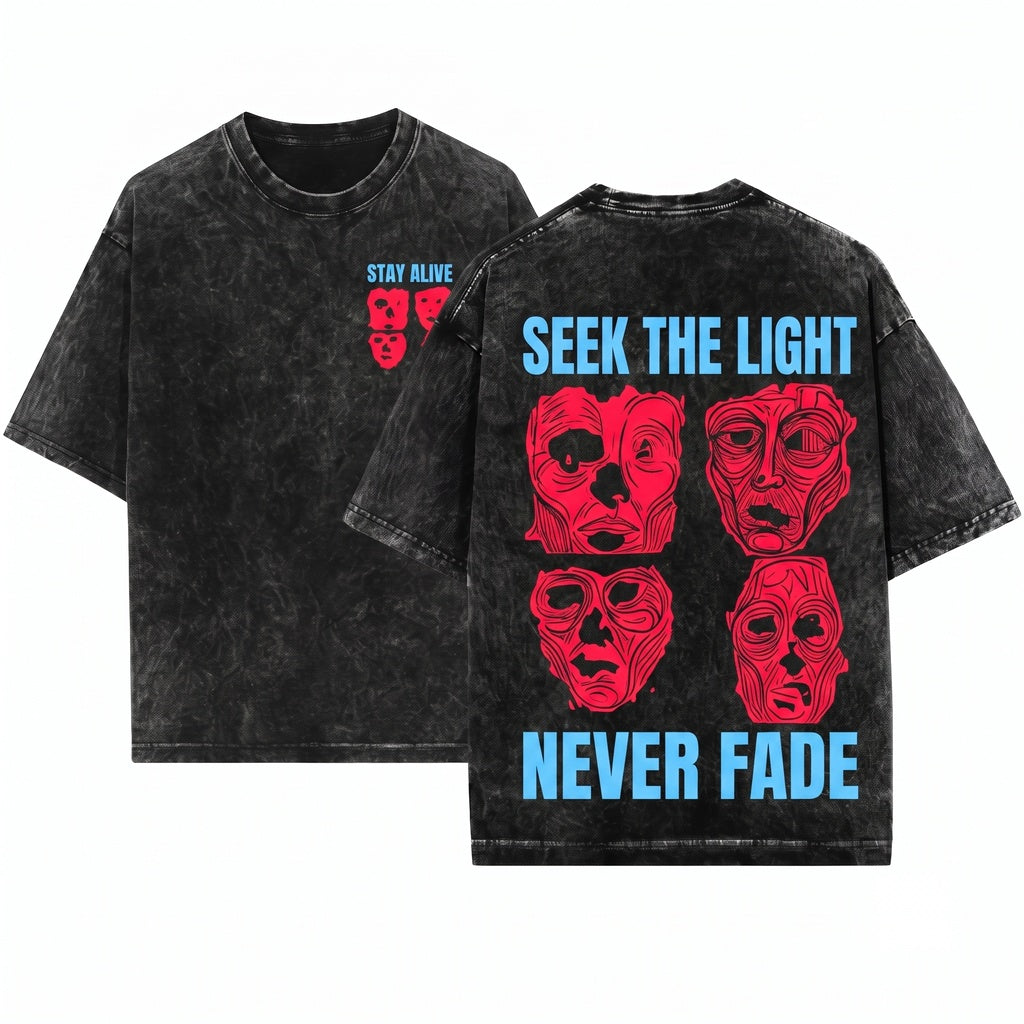 Remain In Light Retro 80s Talking Heads Album Graphic Unisex Wash T-Shirt
