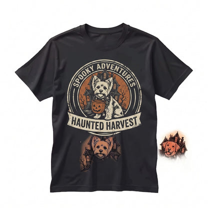 Personalized Dog Breeds Halloween Pumpkin Candy Bucket Trick Or Treat Cute Lover Costume Funny Unisex TShirt