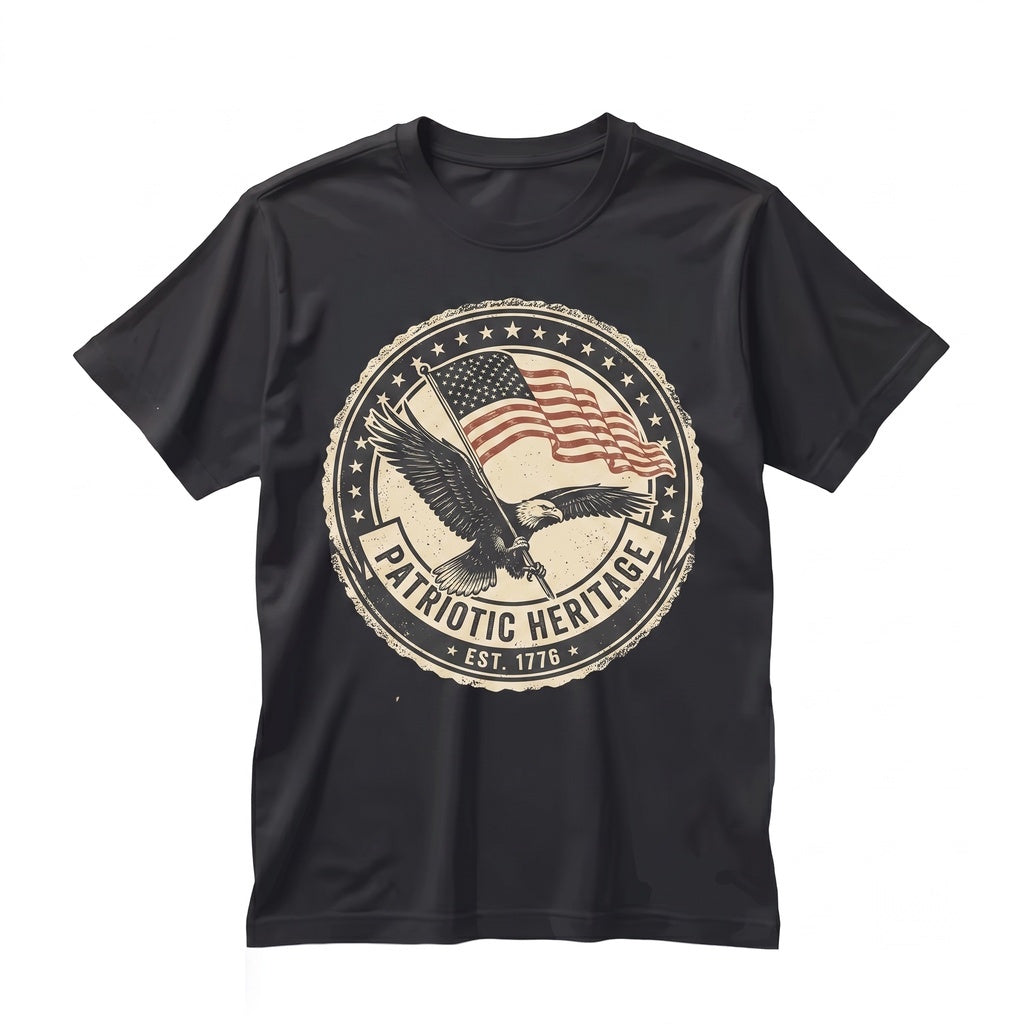 USA 250th Anniversary Bald Eagle Flag Patriotic America Freedom Vintage Graphic Unisex TShirt