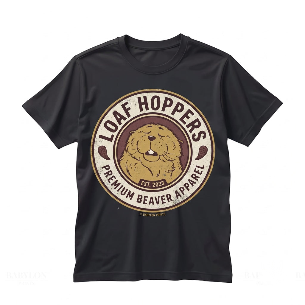 Vintage Hoppers Loaf Graphic Beaver Cartoon Movie Theme Park Family Vacation Retro Gift Apparel Unisex TShirt