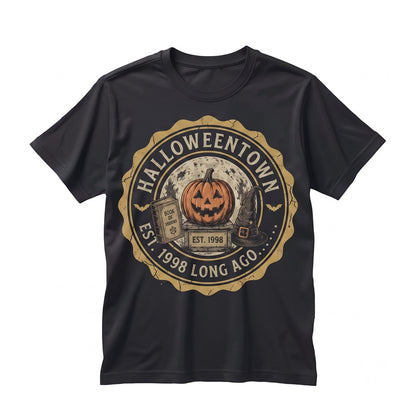 Vintage 1998 Spooky Season Witchy Book Of Shadows Both Sides Graphic Halloween Apparel Unisex TShirt