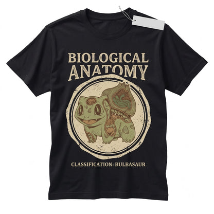 Vintage Grass Monster Anatomy Graphic Sleeveless Retro Japanese Anime Streetwear Y2K Unisex TShirt