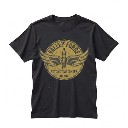 Valley Forge Automotive Tire Shop Funny Hooded Sweatshirt Graphic Pullover Unisex TShirt