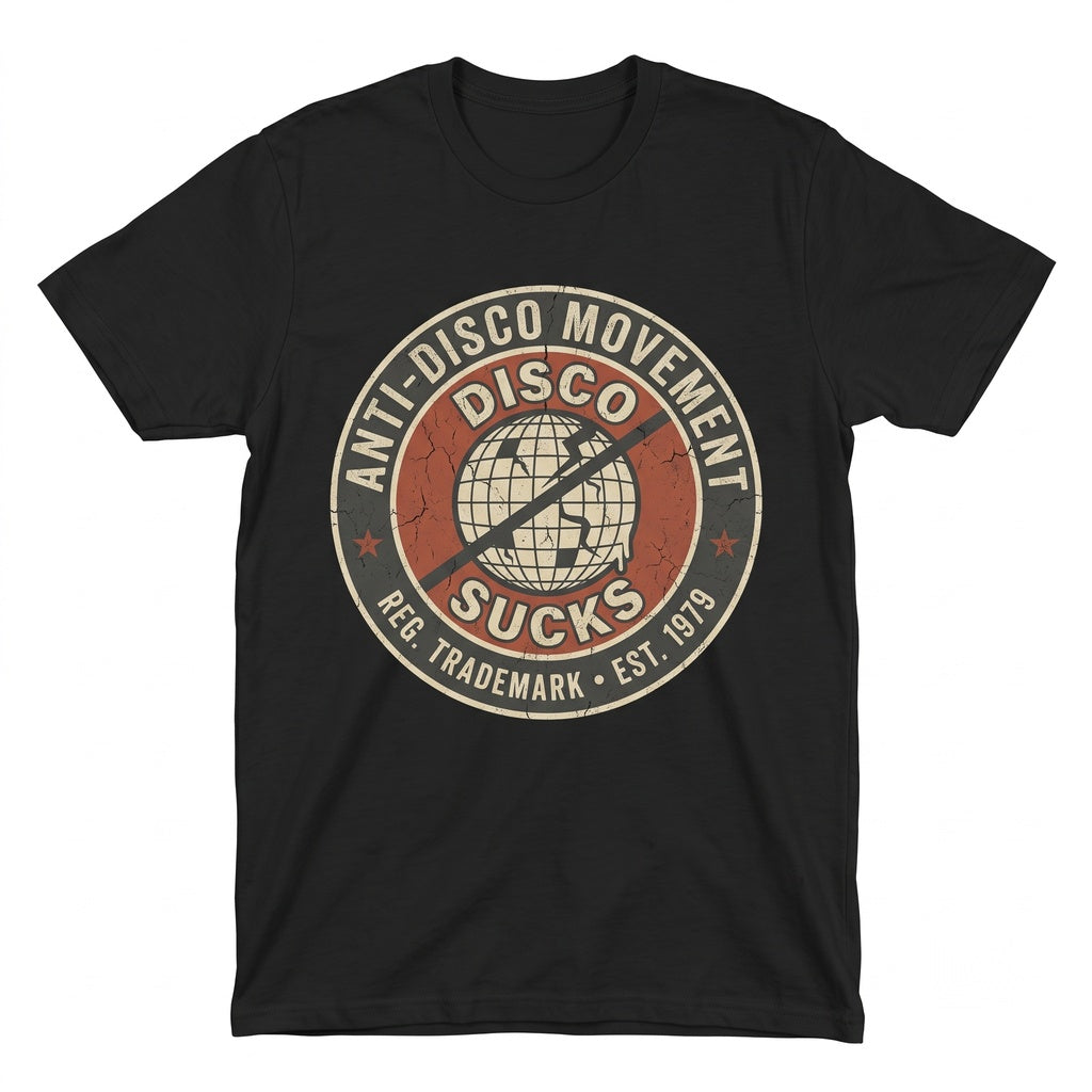 Disco Sucks Vintage 1970s Retro Rock Music Graphic Demolition Fan Unisex TShirt
