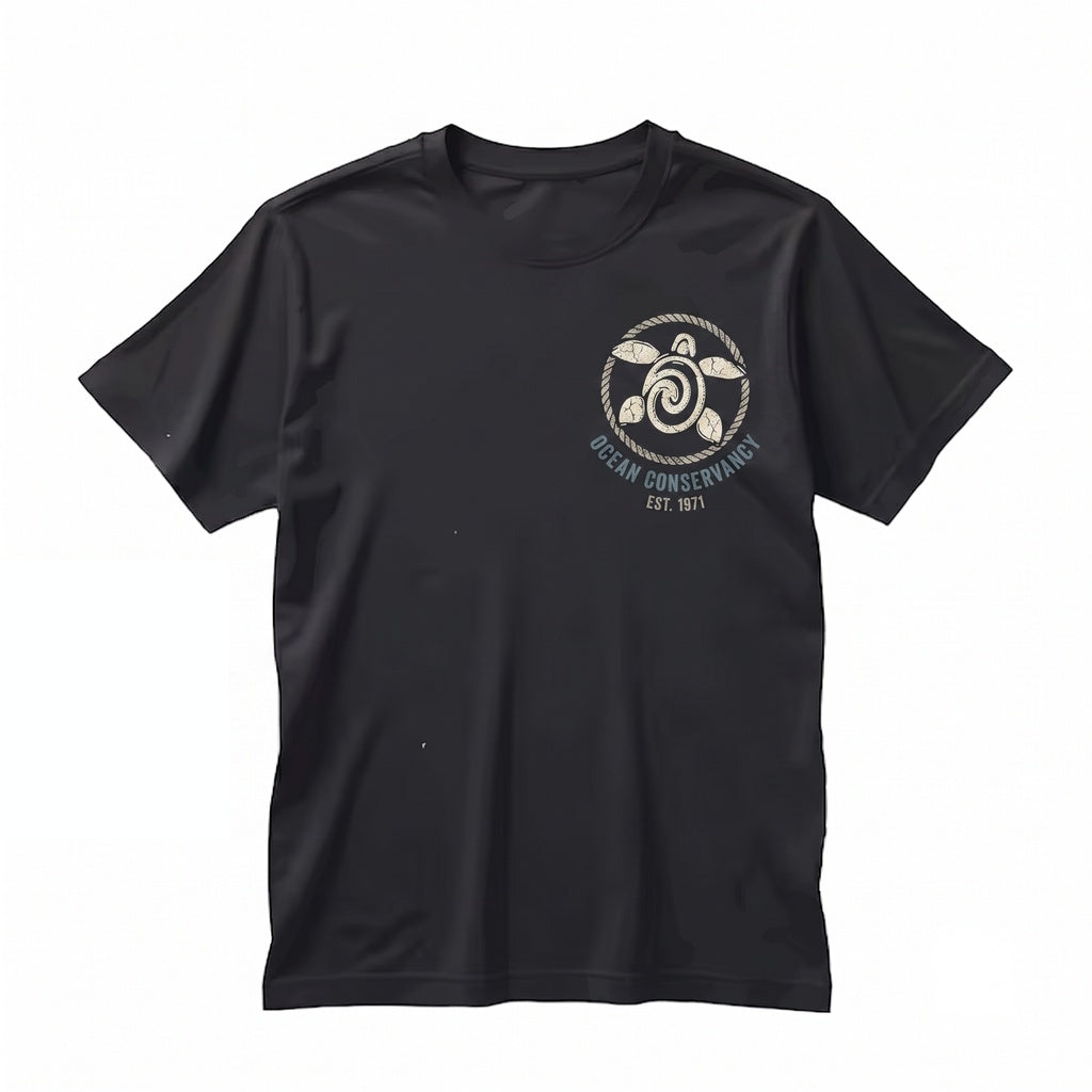 Embroidered Sea Turtle Beach Summer Surfing Hawaii Vacation Tropical Ocean Animal Hippie Cute Unisex TShirt