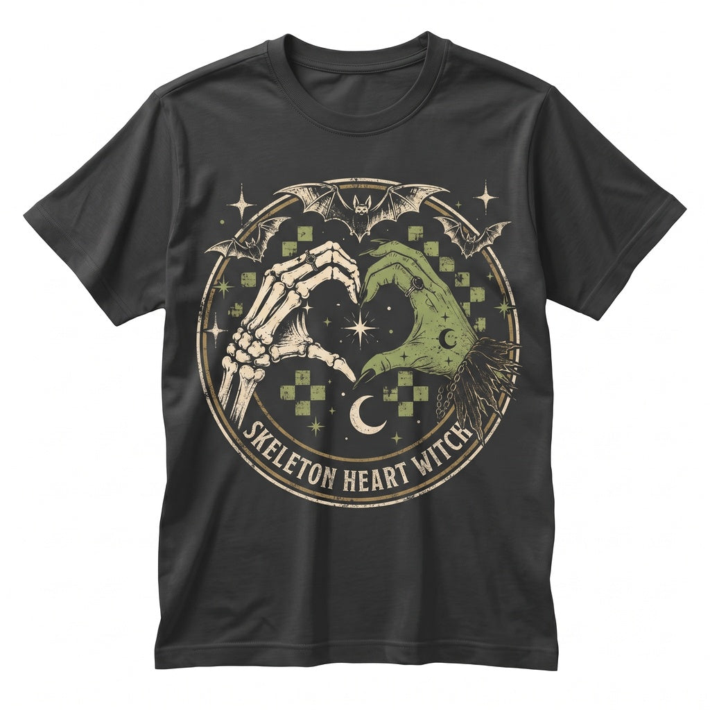 Vintage Gothic Skeleton Hand Stay Creepy Spooky Season Halloween Costume Unisex TShirt