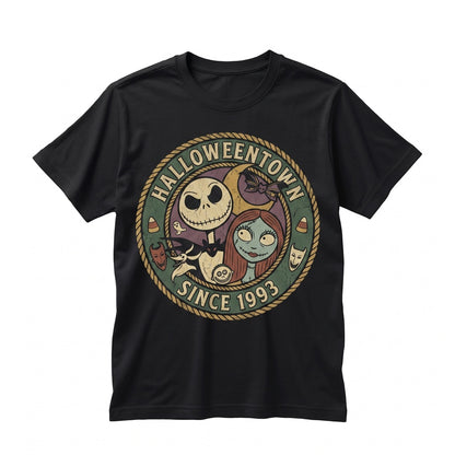 Retro Coquette Halloween Bow Pumpkin King Ragdoll Spooky Fall Family Party Graphic Unisex TShirt