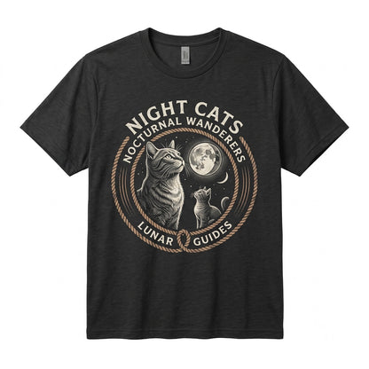 Funny Tortoiseshell Cat Howling at the Moon Vintage 90s Animal Lover Mom Gift Unisex TShirt