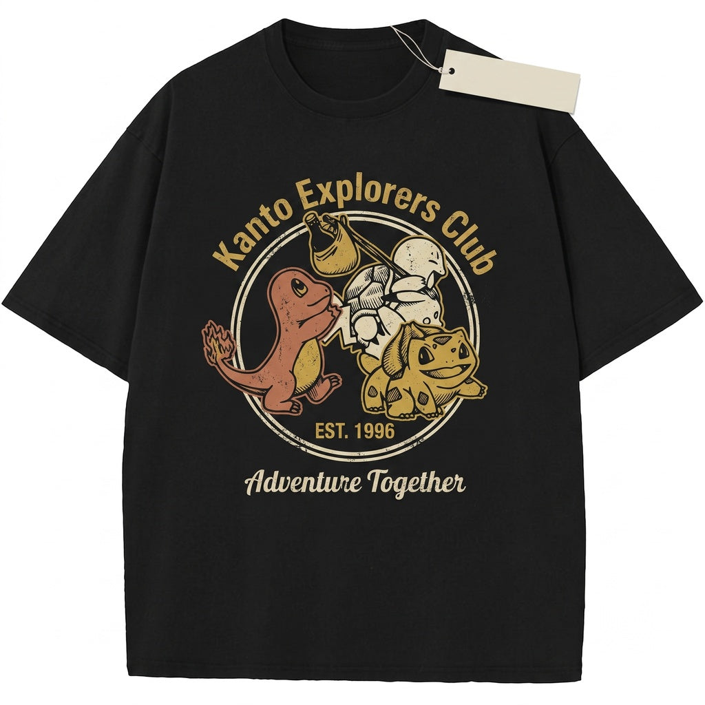 Vintage Retro Washed Anime Graphic Top, Classic Gaming Characters Gift Unisex TShirt