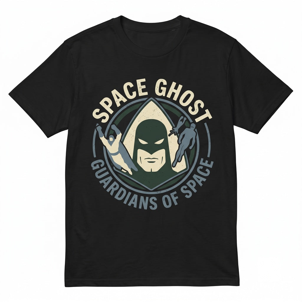 Vintage Retro Hanna Barbera Coast to Coast Phantom Superhero Graphic Cotton Unisex TShirt