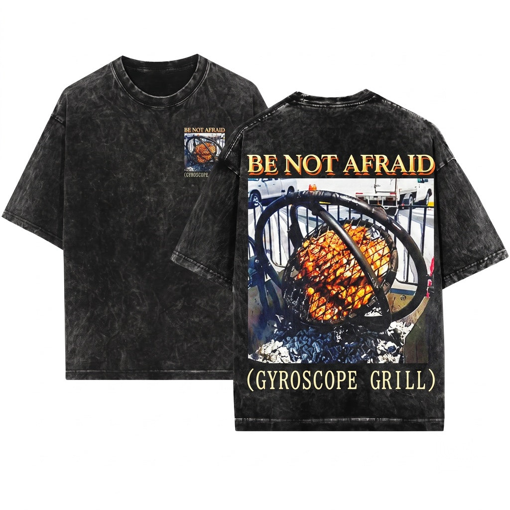 Biblically Accurate Angel Gyroscope Grill Meme Graphic Vintage Funny Ophanim Novelty Unisex Wash T-Shirt