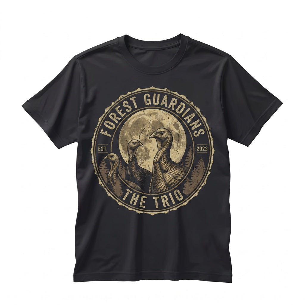 Vintage 90s Thanksgiving Turkey Farm Animal Full Moon Graphic Top Unisex TShirt