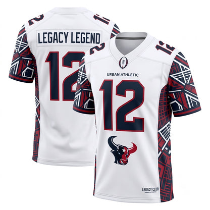Unisex Football Fan Game Day Jersey Lightweight Breathable Athletic Mesh Sportswear