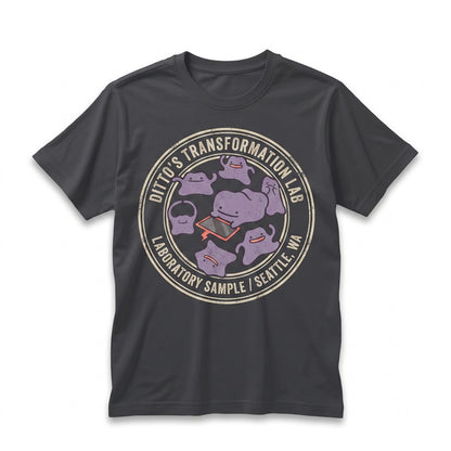 Ditto Face Expressions Retro Kawaii Gamer Apparel 90s Nostalgia Cartoon Monster Graphic Unisex TShirt