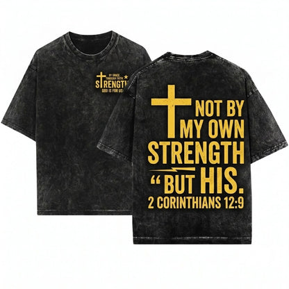 Faith Christian Religious Graphic Vintage Apparel Unisex Wash T-Shirt