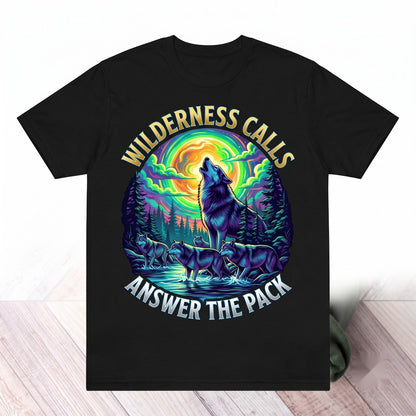 Vintage 90s Retro Grunge Wolf Graphic Unisex TShirt